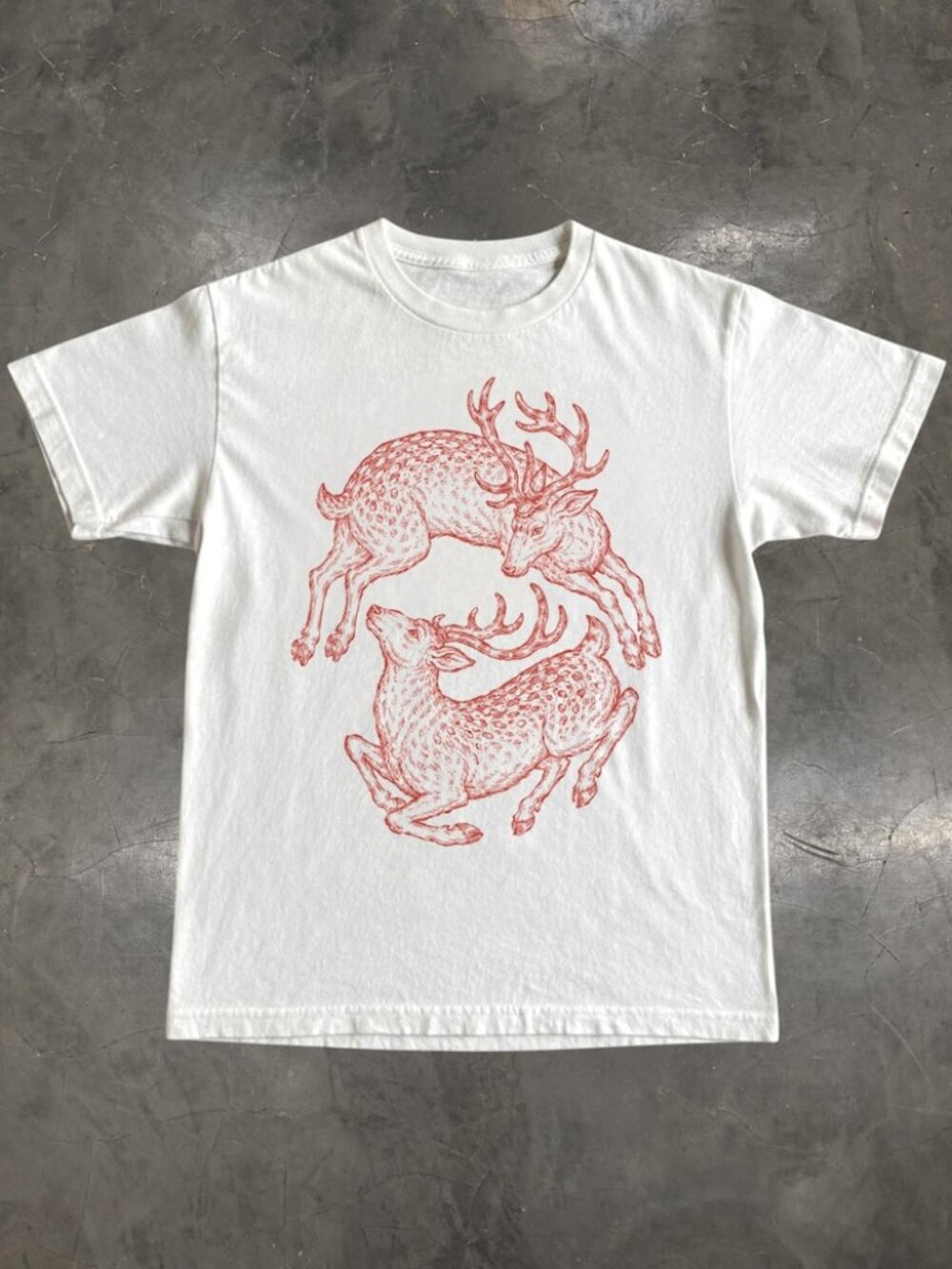 Deer T-Shirt, Stag Wildlife Graphic Tee